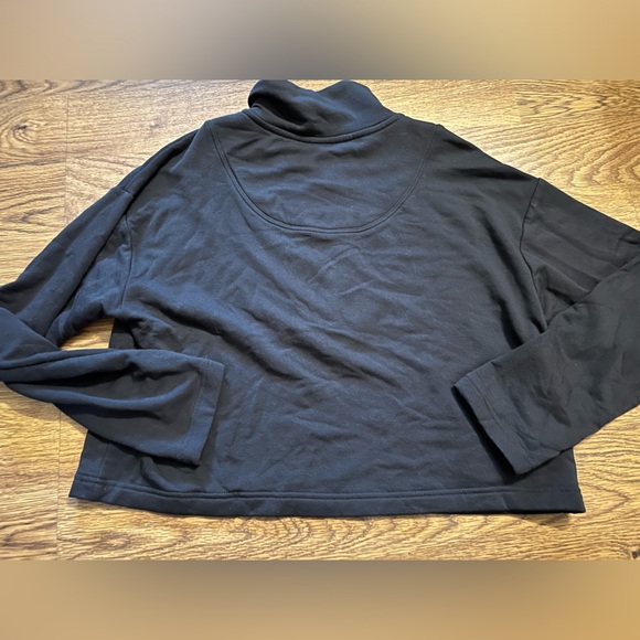 Aerie offline cropped crop pullover sweater zip medium soft comfy lounge relaxed - Picture 6 of 7